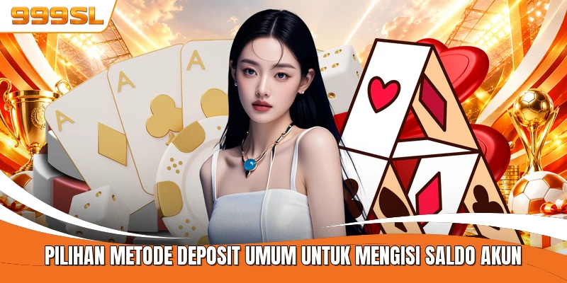 Pilihan metode deposit umum untuk mengisi saldo akun