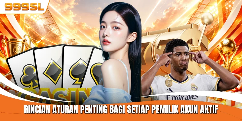 Rincian aturan penting bagi setiap pemilik akun aktif